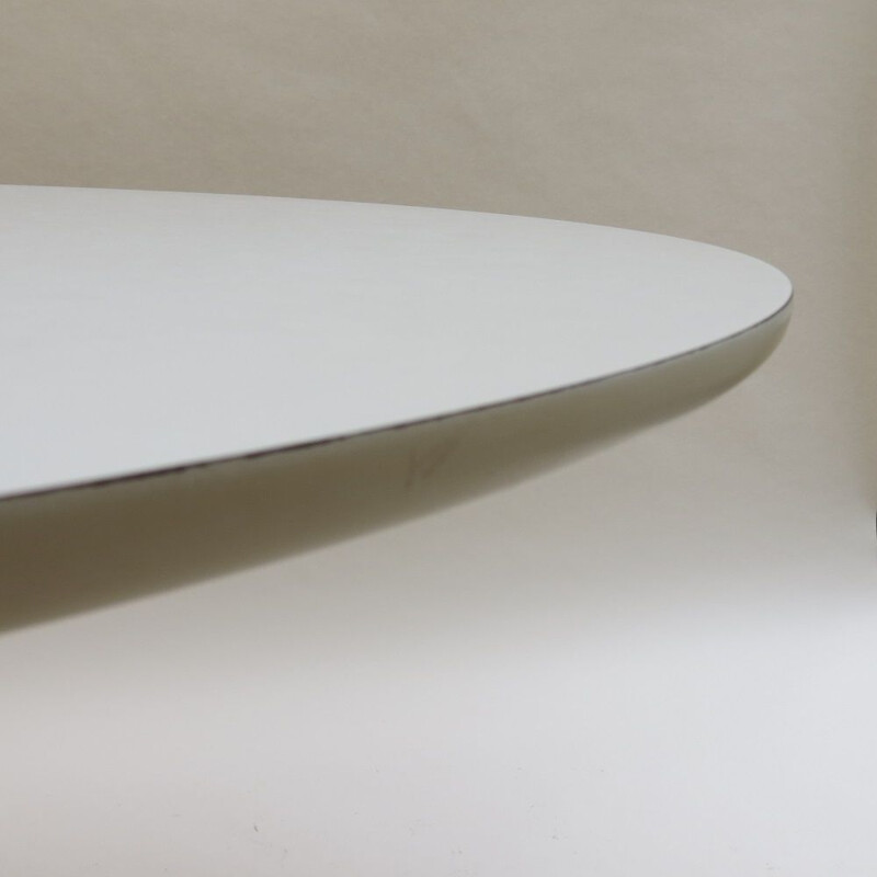 Vintage White Tulip Dining table by Maurice Burke for Arkana UK 1960s