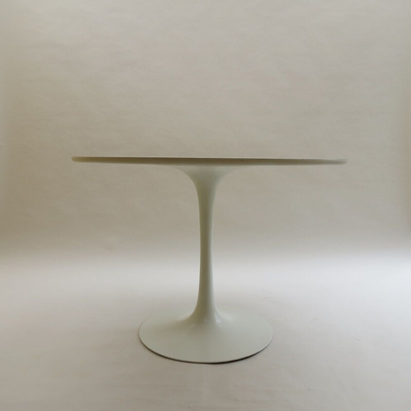 Vintage White Tulip Dining table by Maurice Burke for Arkana UK 1960s