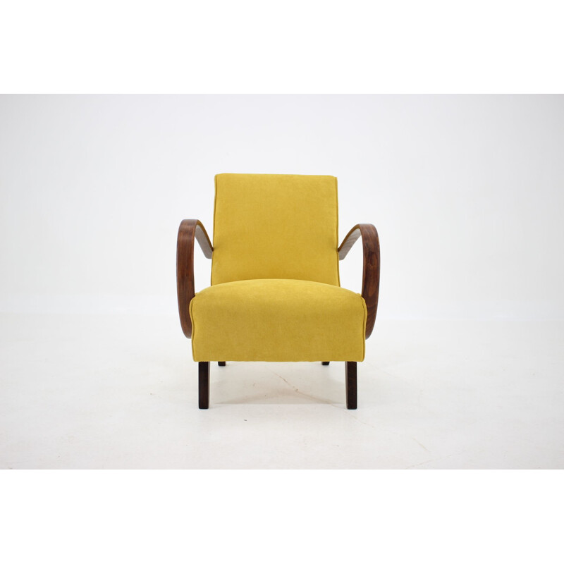 Vintage armchair by Jindrich Halabala, Czechoslovakia 1950