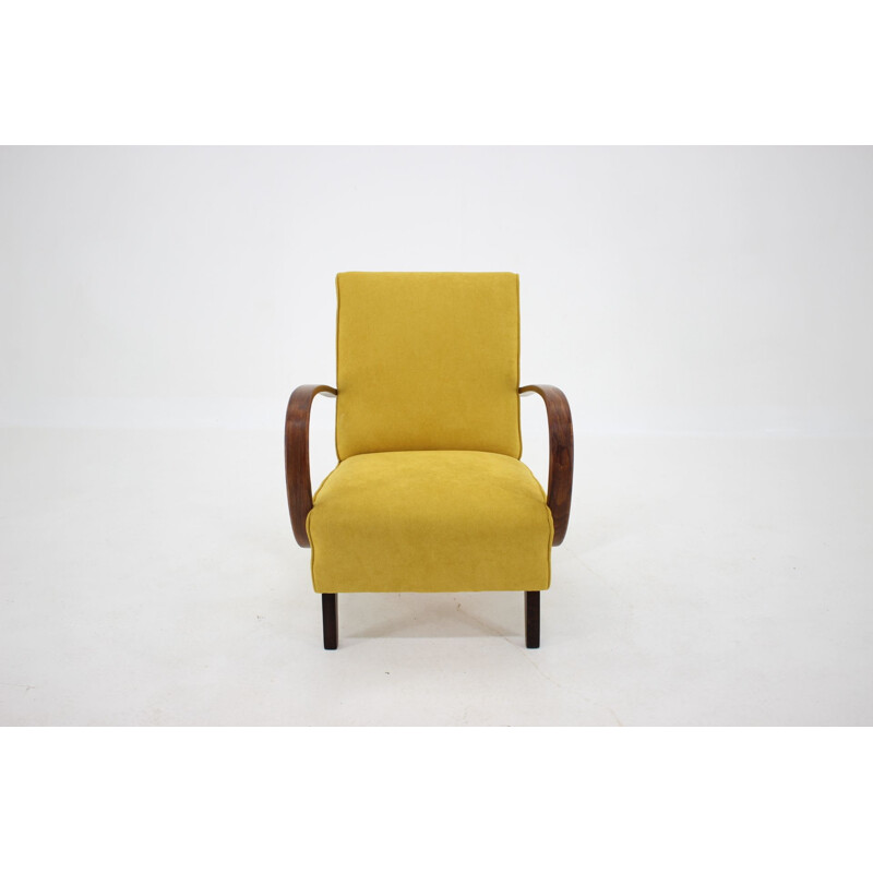 Vintage armchair by Jindrich Halabala, Czechoslovakia 1950