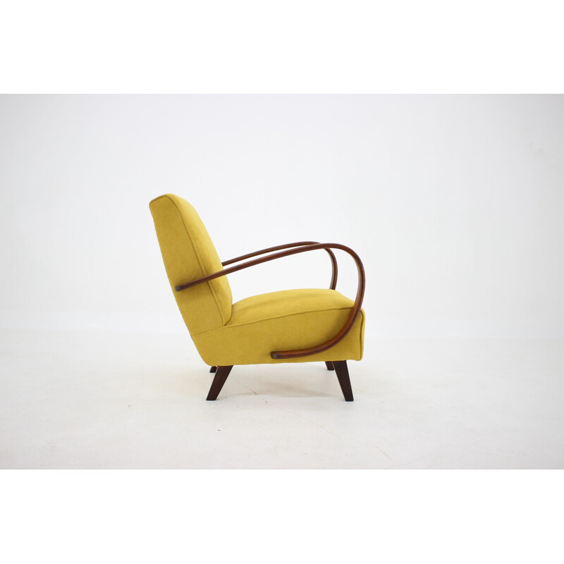 Vintage armchair by Jindrich Halabala, Czechoslovakia 1950