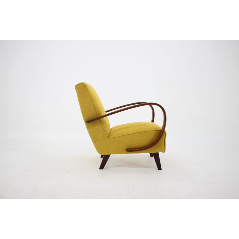 Vintage armchair by Jindrich Halabala, Czechoslovakia 1950