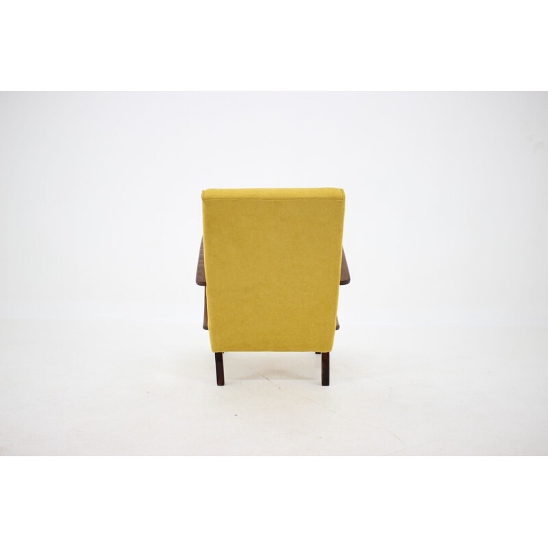 Vintage armchair by Jindrich Halabala, Czechoslovakia 1950