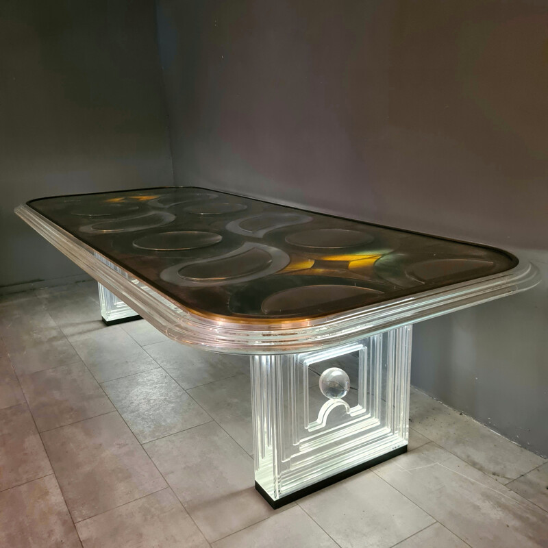 Vintage table by Bruno Martini 1970