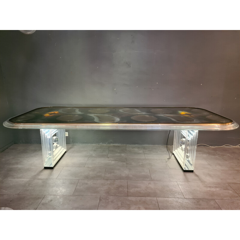 Vintage table by Bruno Martini 1970