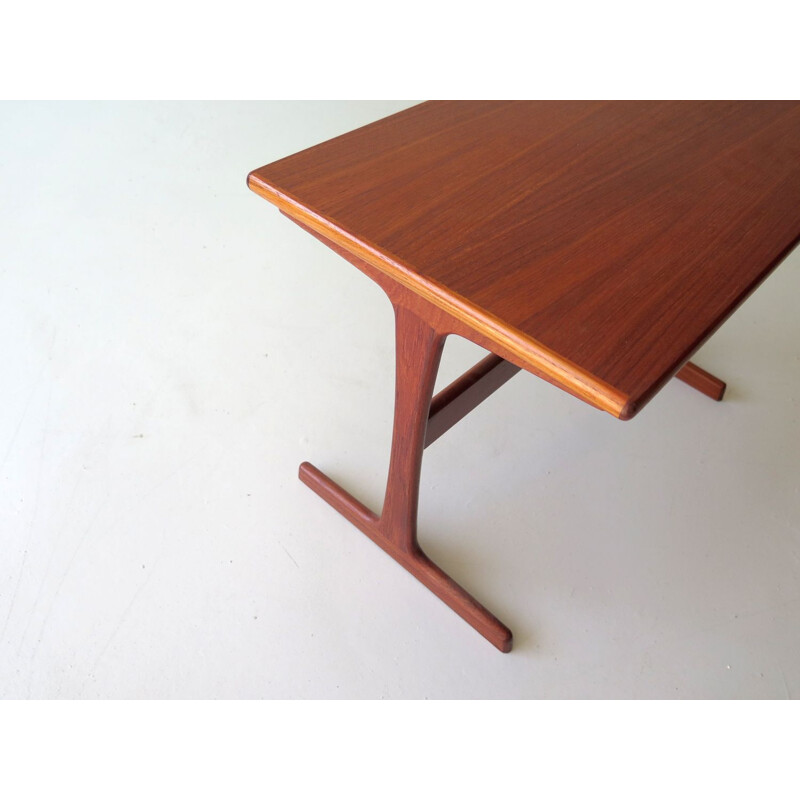 Table basse vintage en teck 1960