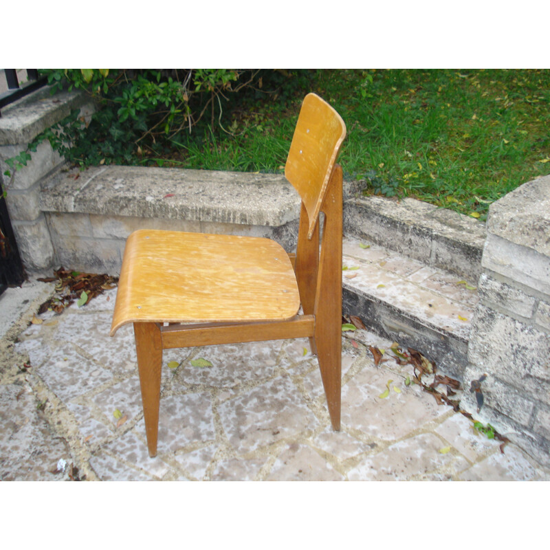 Vintage chair Marcel Gascoin type CD Arhec 1950