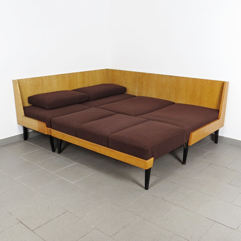 Vintage Folding Daybed Czechoslovakia 1960