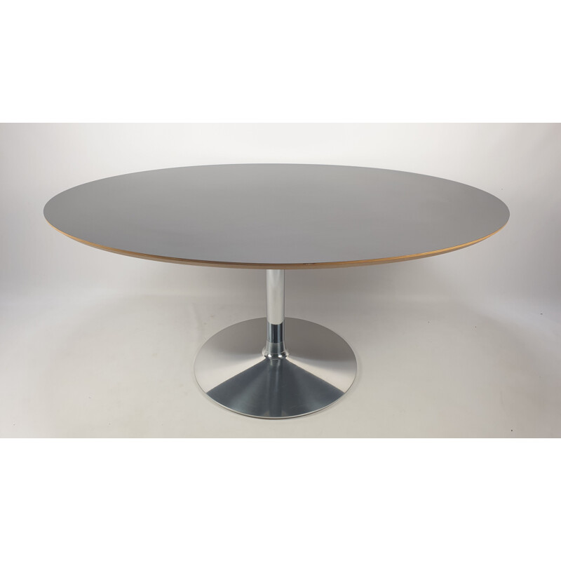 Vintage Oval Model Circle Dining Table by Pierre Paulin for Artifort, 1980s