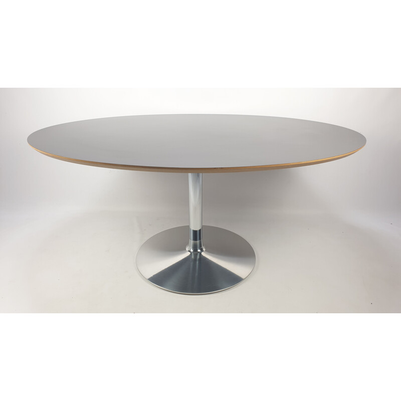 Vintage Oval Model Circle Dining Table by Pierre Paulin for Artifort, 1980s