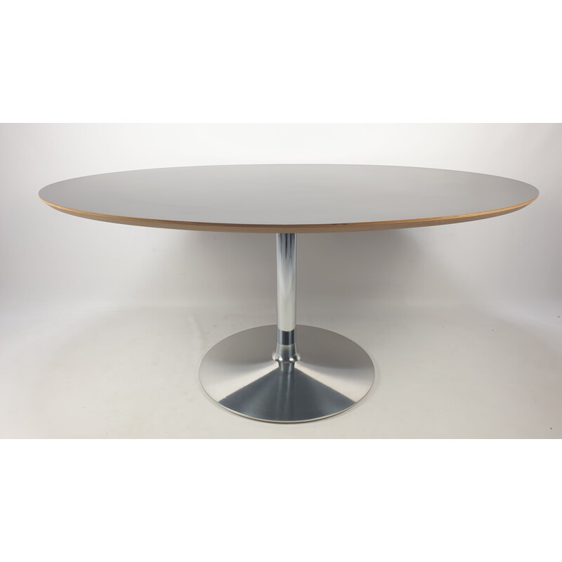 Vintage Oval Model Circle Dining Table by Pierre Paulin for Artifort, 1980s