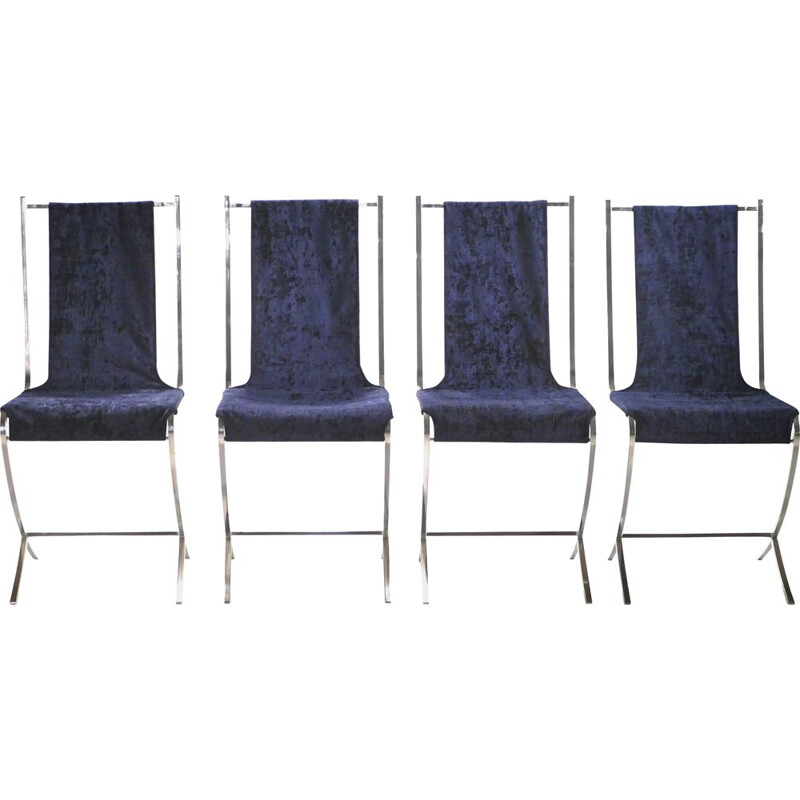 Set de 4 chaises vintage - pierre cardin