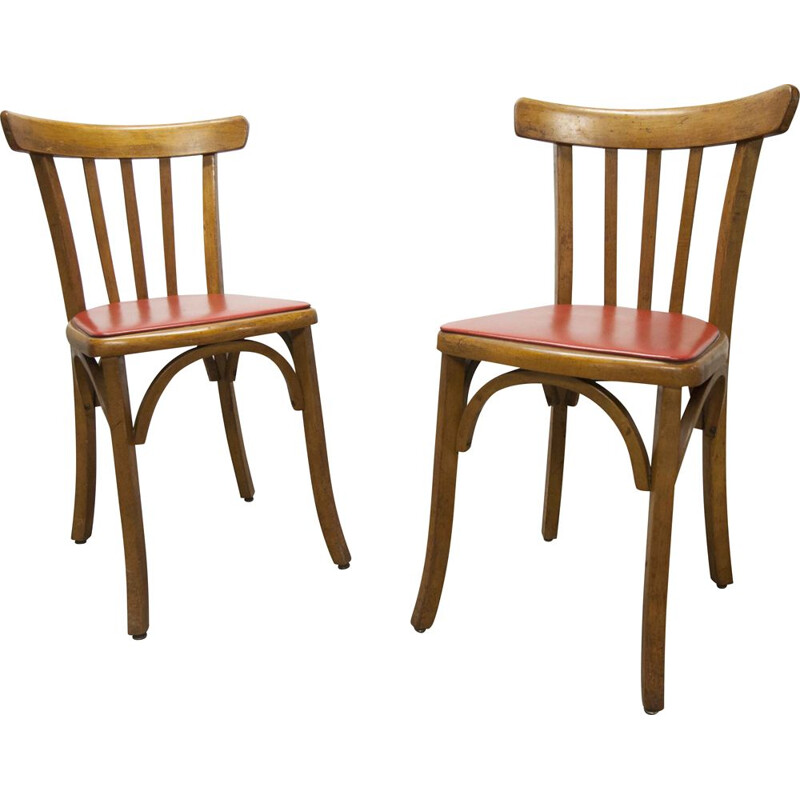 Pair of Luterma bistro vintage chairs 1930's