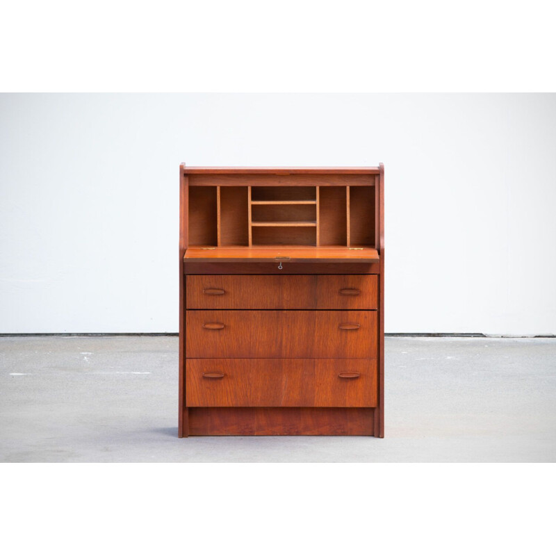 Vintage secretary Scandinavian desk 1960