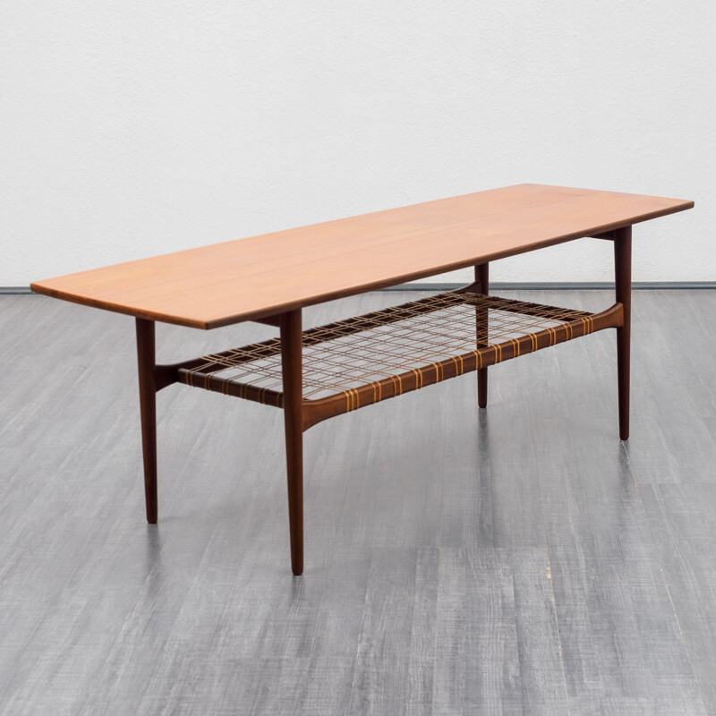 Mid Century teak coffee table, Ilse Möbel 1950s