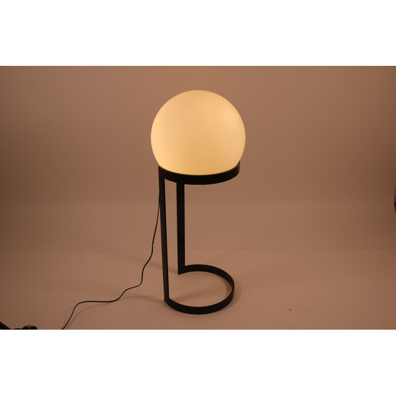 Vintage Floor lamp with black metal base