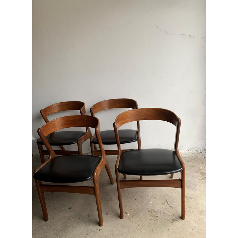 4 Vintage armchair by Kai Kristiansen for Schou Anderse Danish 1960s