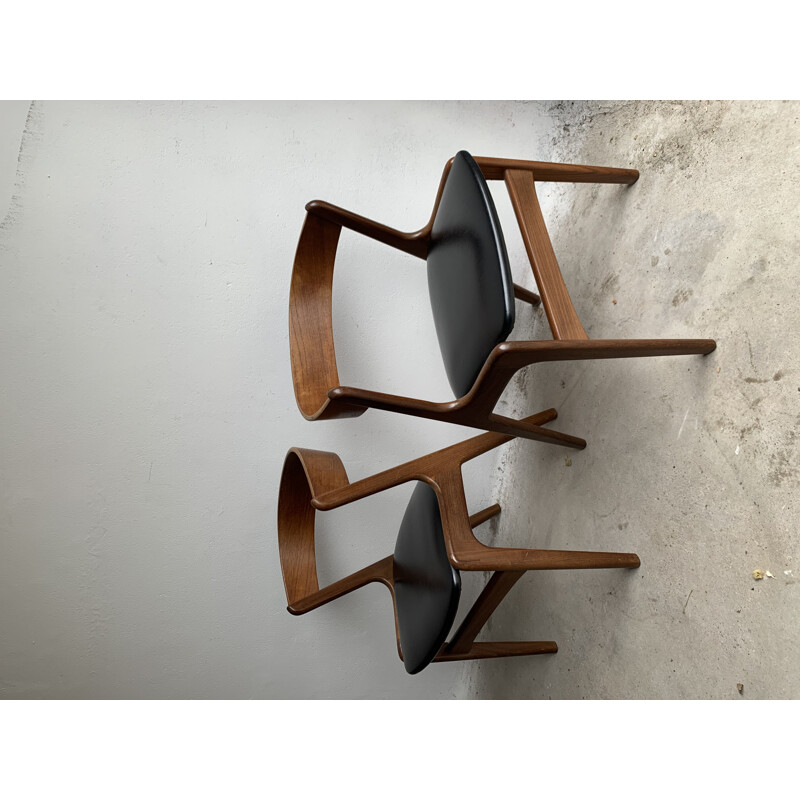 4 Vintage armchair by Kai Kristiansen for Schou Anderse Danish 1960s