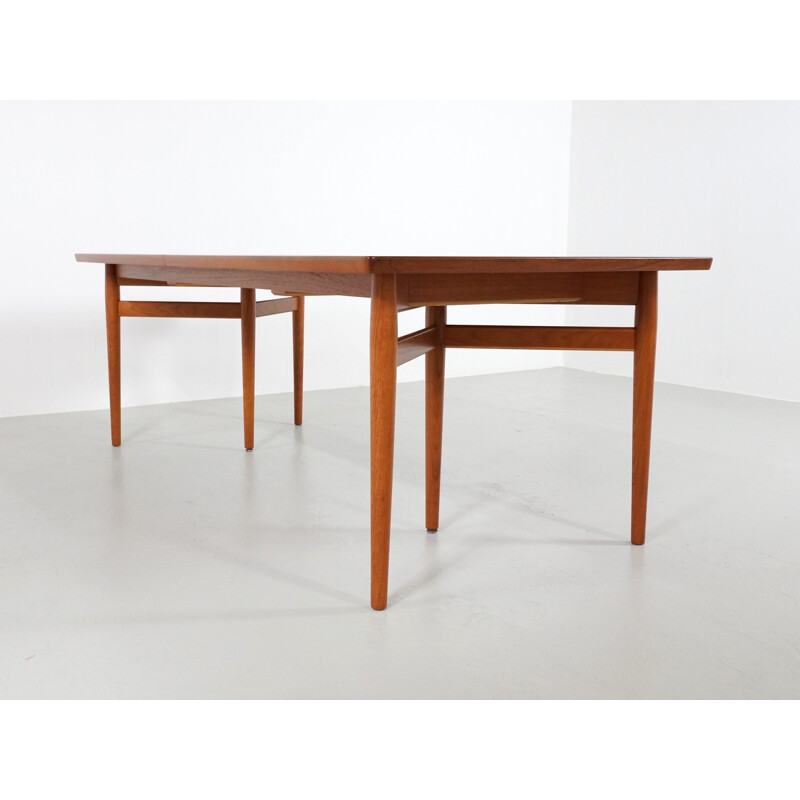 Table à repas extensible à 6 pieds Sibast en teck, Arne VODDER - 1960