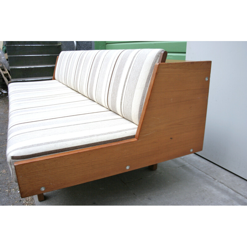 Daybed o divano vintage a 3 posti di Hans Wegner per Getama modello 258