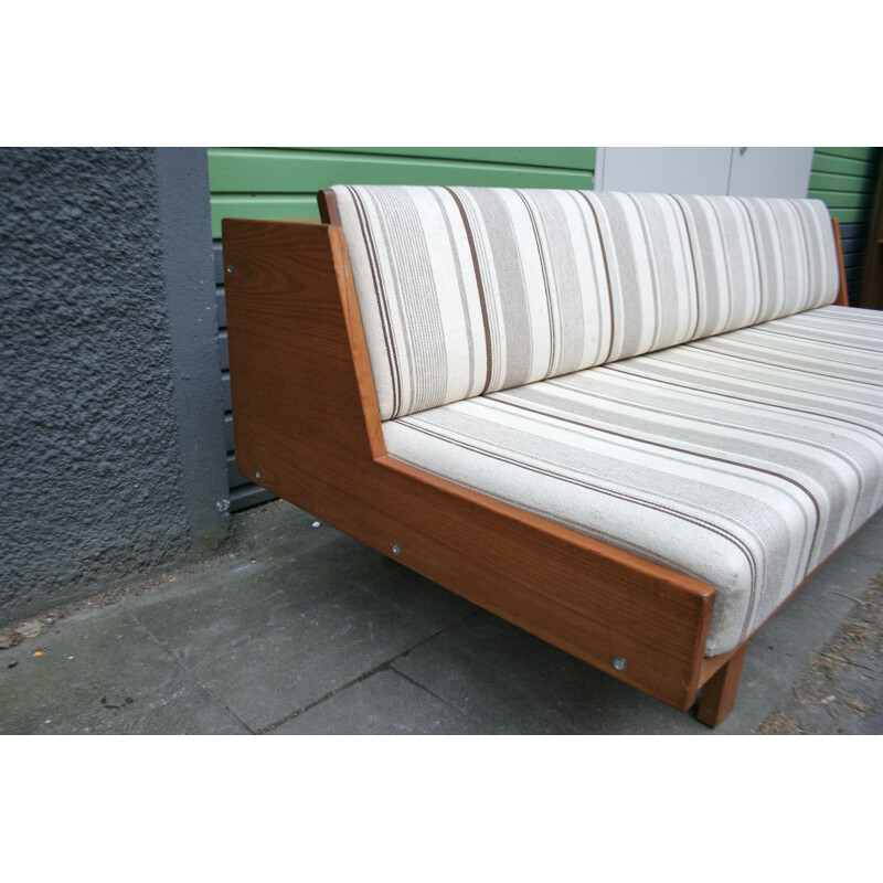 Daybed o divano vintage a 3 posti di Hans Wegner per Getama modello 258