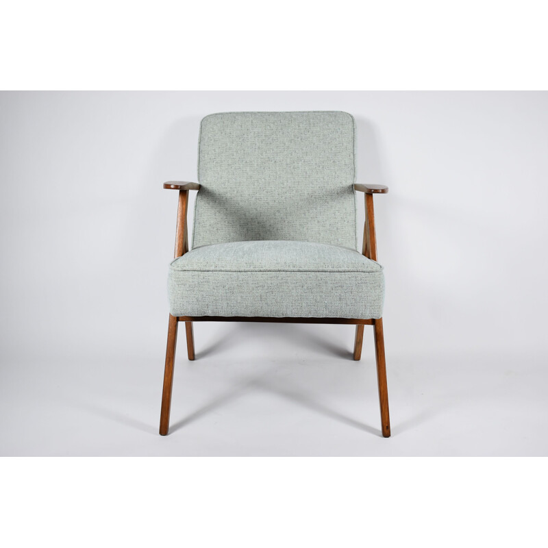 Mid-century armchair B310 model green 1960s