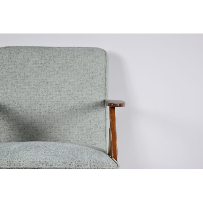 Mid-century armchair B310 model green 1960s
