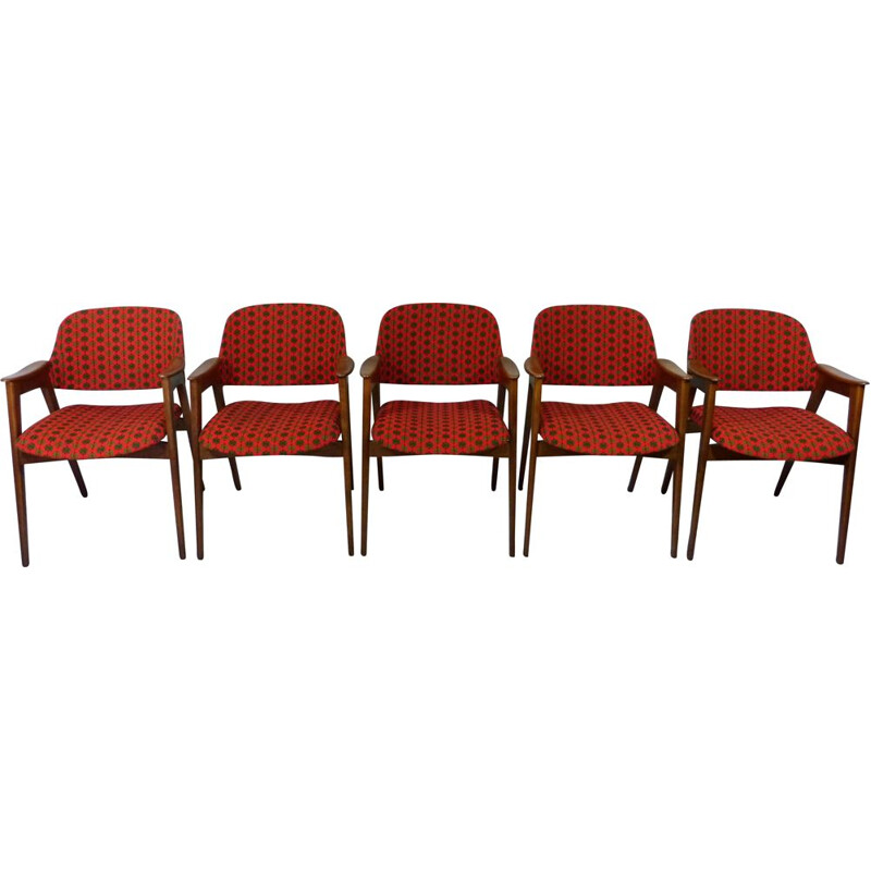 Set of 5 vintage chairs, 1960s