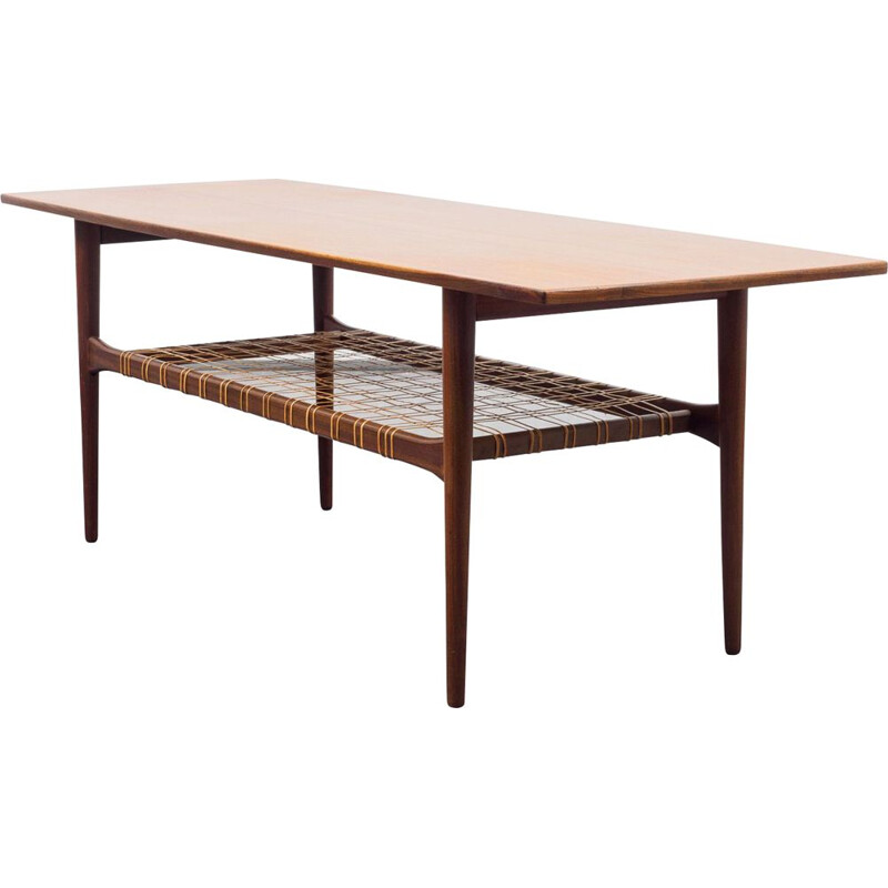 Mid Century teak coffee table, Ilse Möbel 1950s