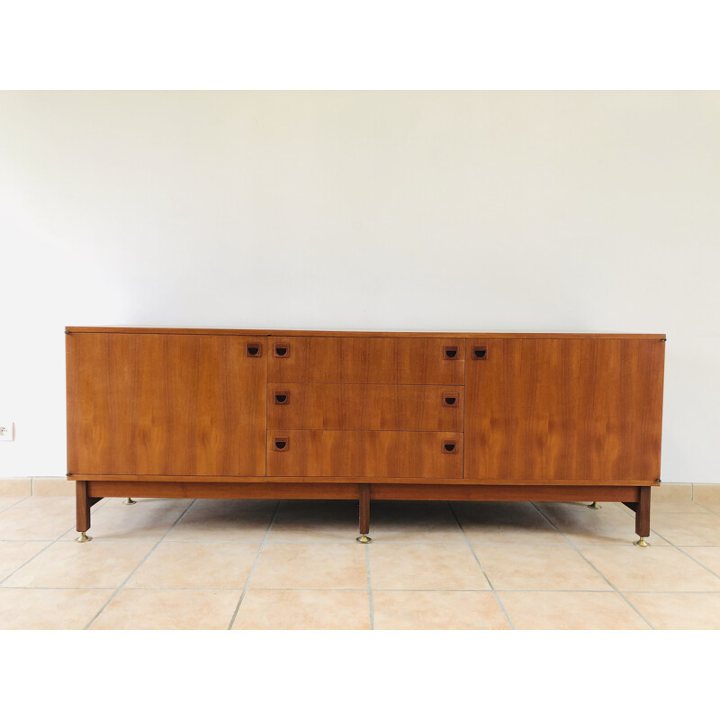 Vintage teak sideboard by André Monpoix 1960