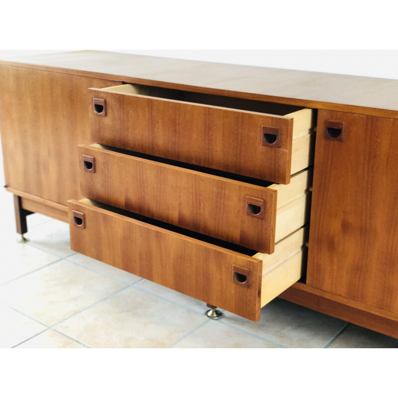 Vintage teak sideboard by André Monpoix 1960