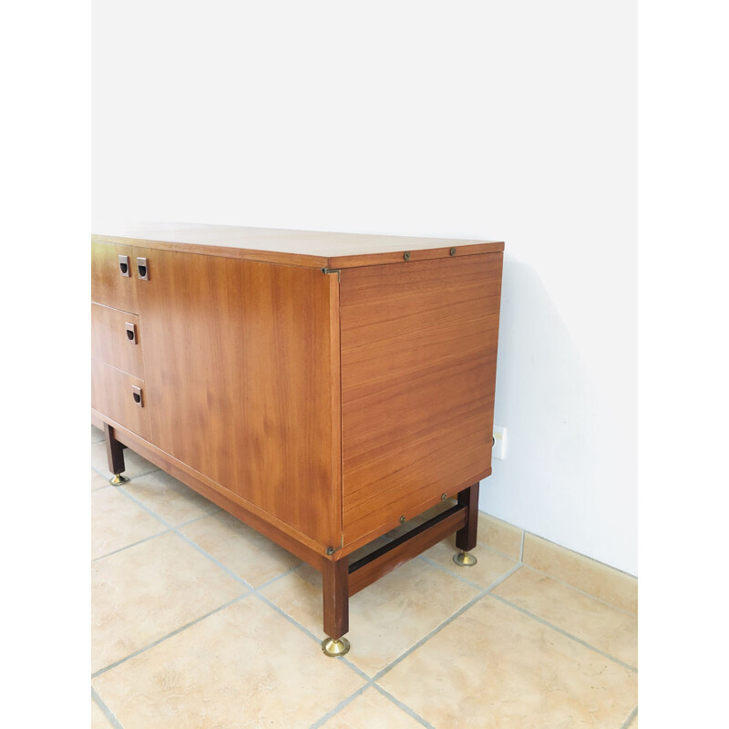 Vintage teak sideboard by André Monpoix 1960