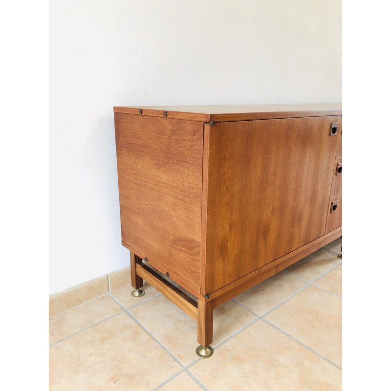 Vintage teak sideboard by André Monpoix 1960