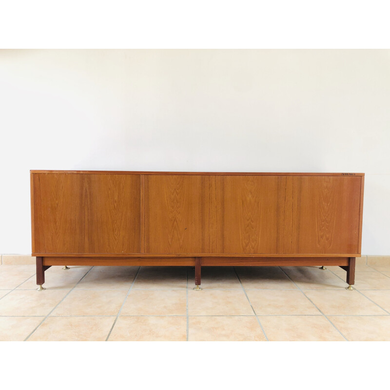 Vintage teak sideboard by André Monpoix 1960