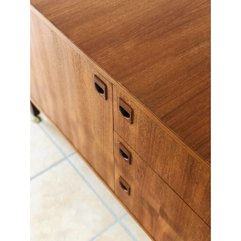 Vintage teak sideboard by André Monpoix 1960