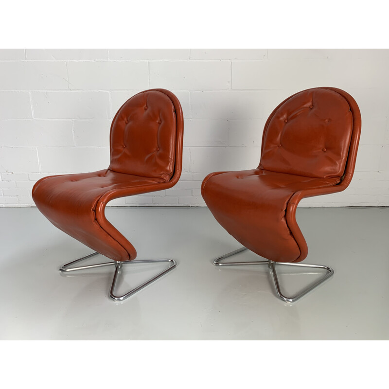 Verner Panton Chair Set 1,2,3 1980