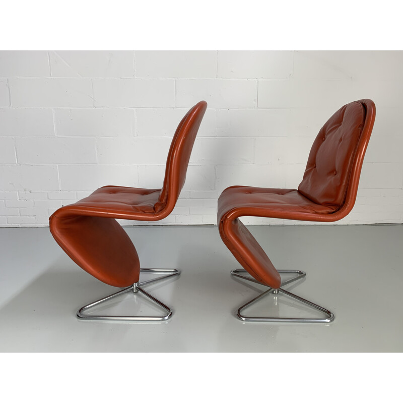 Verner Panton Chair Set 1,2,3 1980