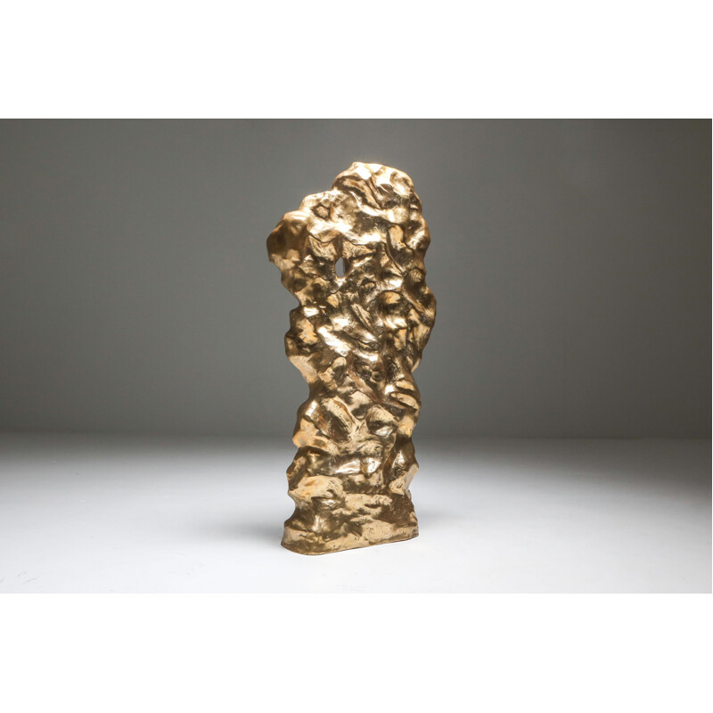 Vintage Bronze Lava Sculpture  2010