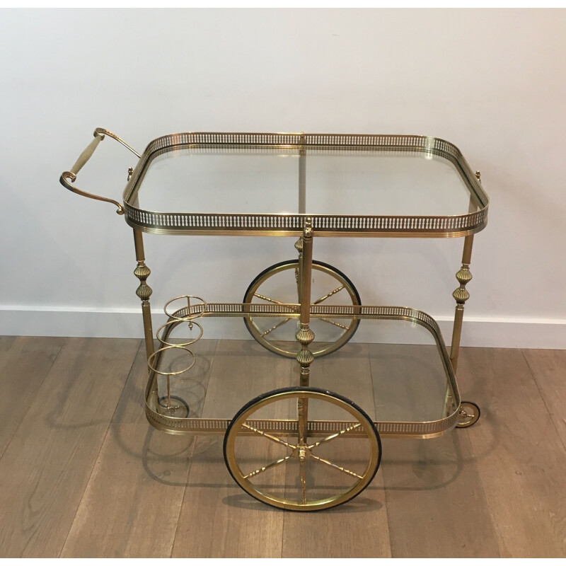 Vintage Rolling Table Neoclassical French 1940s