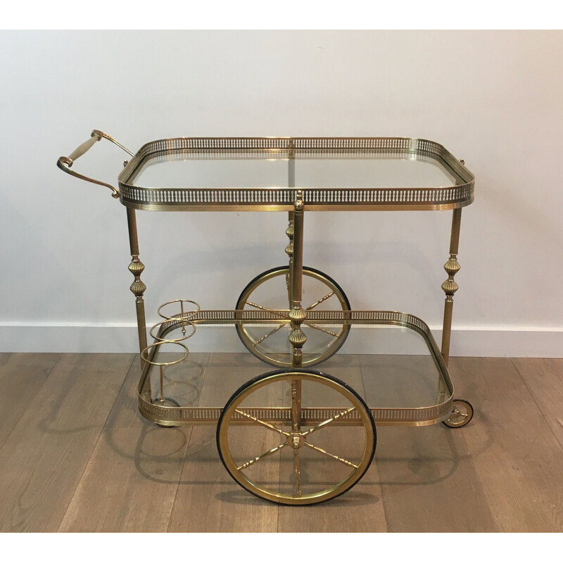 Vintage Rolling Table Neoclassical French 1940s