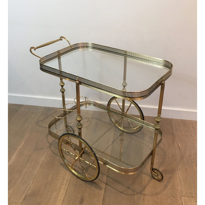 Vintage Rolling Table Neoclassical French 1940s