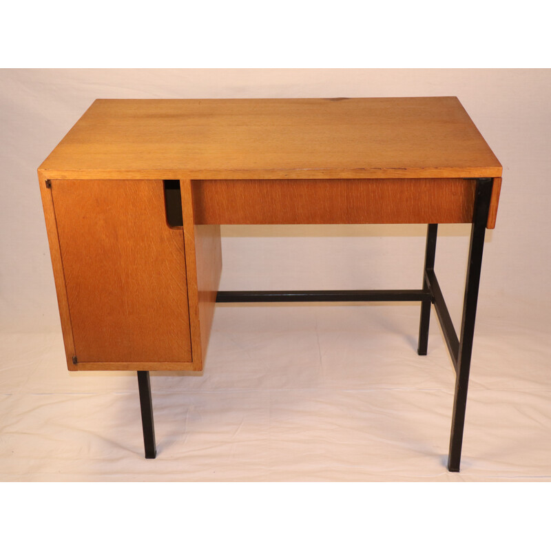 Vintage desk Jacques Hitier 1950