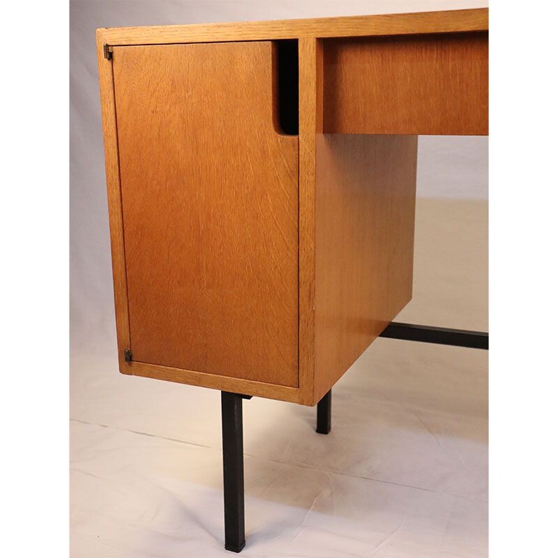 Vintage desk Jacques Hitier 1950