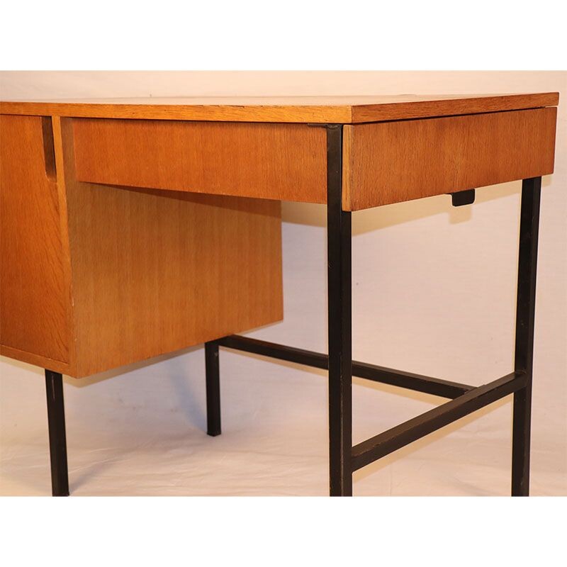 Vintage desk Jacques Hitier 1950