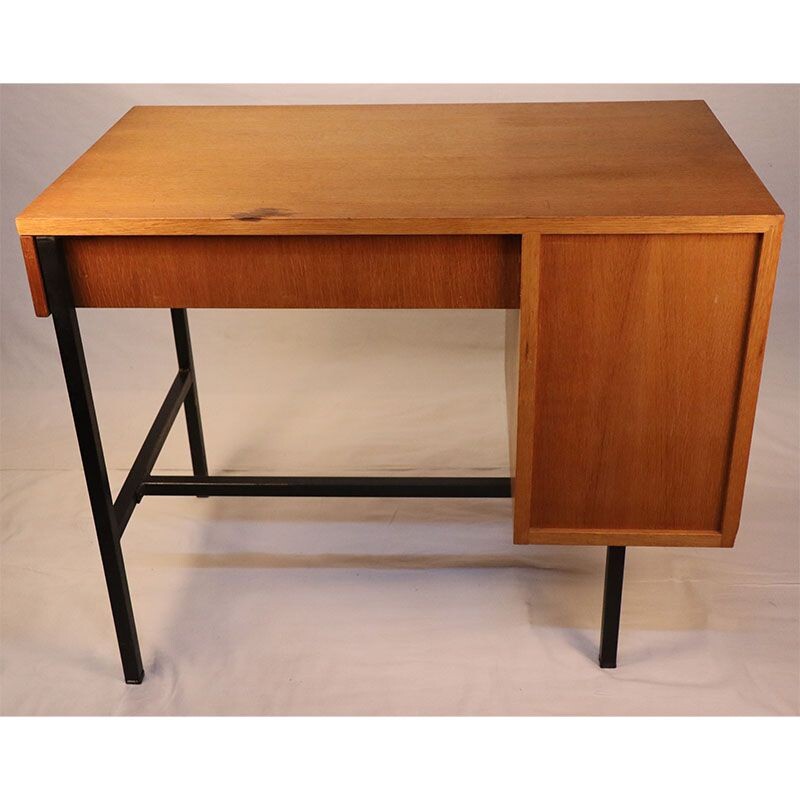 Vintage desk Jacques Hitier 1950