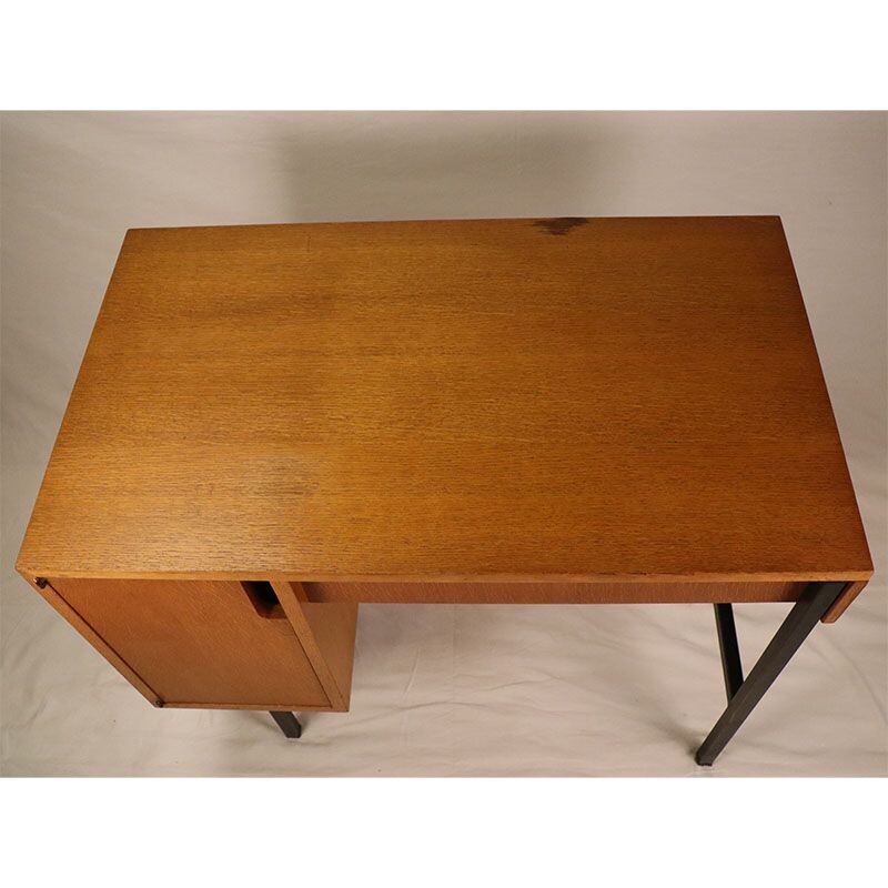 Vintage desk Jacques Hitier 1950