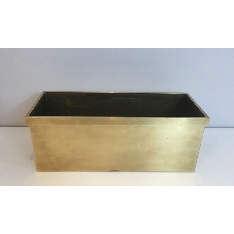 Vintage neoclassical rectangular planter, France 1970