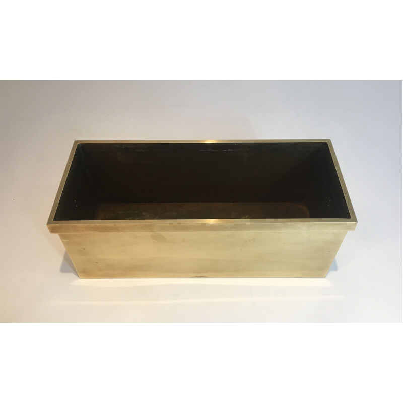 Vintage neoclassical rectangular planter, France 1970