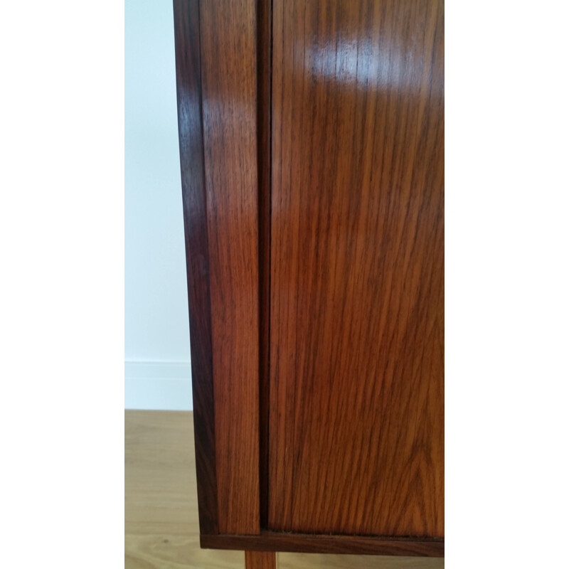 Rosewood tambour door cabinet, Marius BYRIALSEN - 1960s