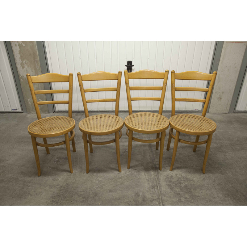 4 cadeiras Baumann vintage modelo Anteuil 1986